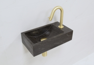 LambiniDesignsRectorechtsnatuursteenfonteinsetmetgoudengebogenfonteinkraanentoebehoren