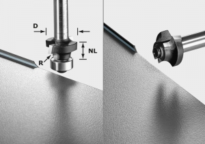 Festool499798AfrondfreesVoorOF1010OFK700MFK700-20X2X47mm