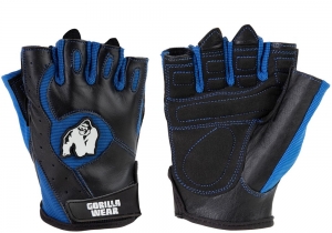 GorillaWearMitchellTrainingGloves-FitnessHandschoenen-ZwartBlauw-M