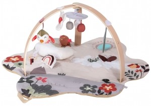 BabygoFlowerHoutenActivityGymSpeelkleed8505