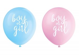 Jep-PartyBoyOrGirl30cm8StuksBallonnenU76095