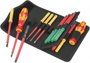 Wera0500661100117-deligKraftformKompaktVDE17Universal1ToolFinderWisselklingensetInEtui