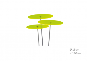 3stuksZonnevangersGroenmedium120x15cmCazadorDelSol-Cazadordelsol