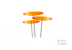 3stuksZonnevangersOranjemedium120x15cmCazadorDelSol-Cazadordelsol