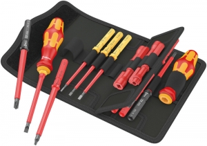 Wera0500661600118-deligKraftformKompaktVDE18Imperial1ToolFinderWisselklingensetInEtui