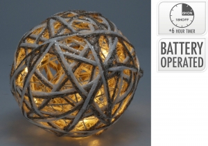 Balled15cmgrijskerstversieringNampook-Nampook