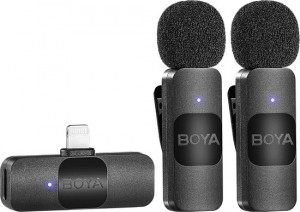 BoyaBY-V2DraadlozeMicrofoonSetvoorLightning