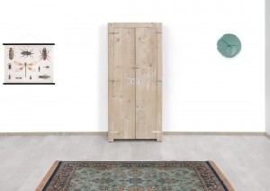 SteigerhoutenkastDothanmetscharnierenendeurbeslag