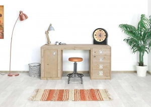 SteigerhoutenbureauAkronmetdeurtjeenladen