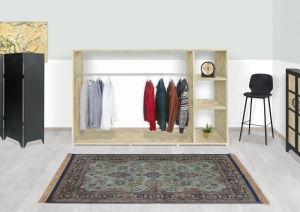 SteigerhoutenkledingkastEttametsteigerbuis