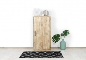 SteigerhoutenkastCantonmetdeurenindustrilehandgreep