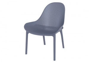 LoungestoelSkyloungegrijskunststof