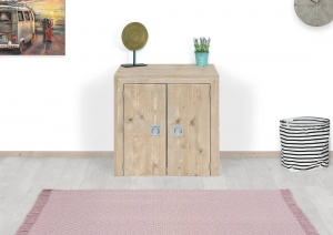 SteigerhoutenkastMesametmetalenhandgrepen