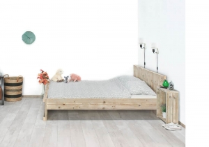 RobuuststeigerhoutentweepersoonsbedTulsa