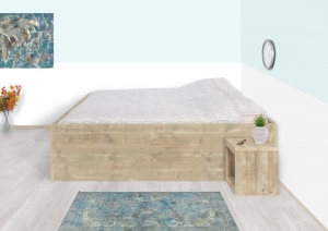 SteigerhoutenbedOdessametdichtezijkanten