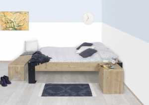 IndustrieelsteigerhoutenbedCanby