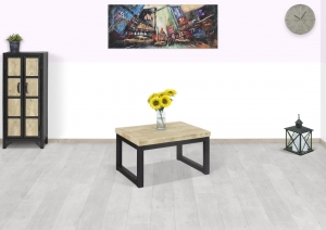 SteigerhoutensalontafelYorkmetstalenframe