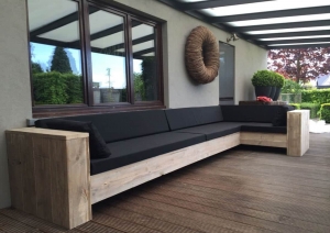 SteigerhoutenloungebankTucsonmetblokarmleuningen