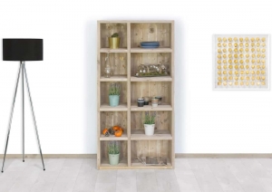 SteigerhoutenmultifunctionelekastModestometvakken