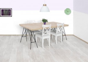 SteigerhoutentafelZeniametdraadpotenschragen