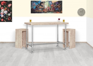 Steigerhoutensta-bartafelNorwellmetsteigerbuizenframe