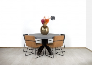 RondebetonlooktafelUptonmetrobuustestalenpoot