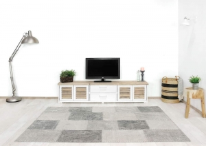 SteigerhoutenTVmeubelAmesmet2ladenenshutterdeuren