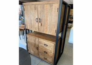 MangohoutkastBrandomet3ladesen3deuren