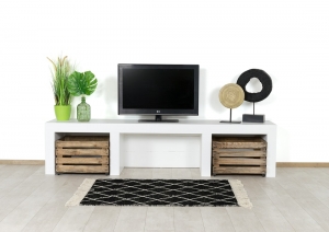 SteigerhoutenTVmeubelMainemetfruitkisten