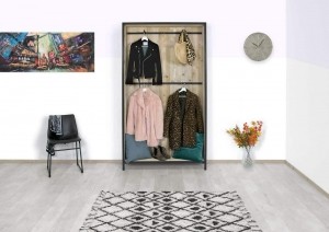 SteigerhoutenkapstokAlbiametindustrieelframe