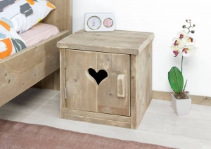 SteigerhoutennachtkastjeAlliancemetdeur