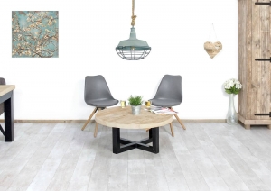 SteigerhoutensalontafelTwinmetmetalenframe