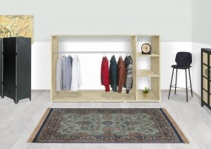 SteigerhoutenkledingkastEttametsteigerbuis