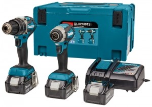 MakitaDLX2180TJ118VLi-IonAccuKlop-schroefmachineDHP484SlagschroevendraaierDTD153Combiset3x50AhAccuInMbox-Koolborstelloos