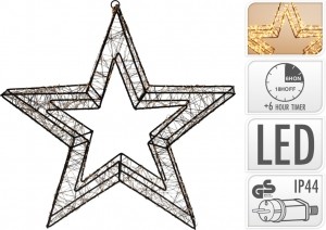 Star50cm1440LExtraWwZwartkerstNampook-Nampook