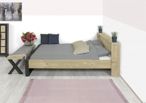 SteigerhoutenbedRopermetindustrieelvoeteneind