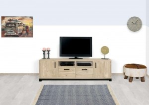 SteigerhoutenTVmeubelAmlinmetindustrilelook