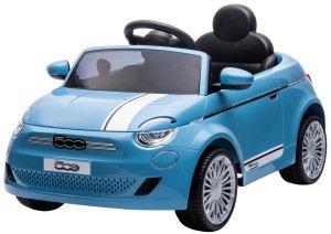 EcoToysBlauwElektrischeFiat500Kinderauto705