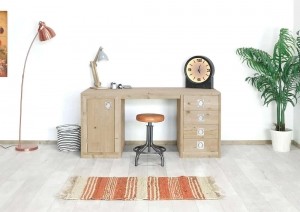 SteigerhoutenbureauAkronmetdeurtjeenladen