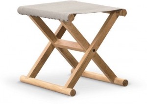 FoldingstoolFrameteakwoodFabricSunproofII-Chilldept