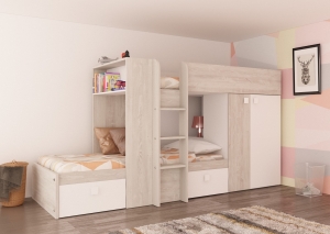 StapelbedMaximWit-90x190cm