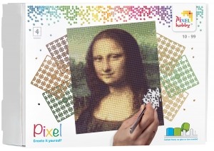 Pixelhobbyset-4platen-MonaLisa