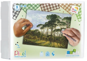 Pixelhobbyset-9platen-Italiaanslandschapmetparasoldennen