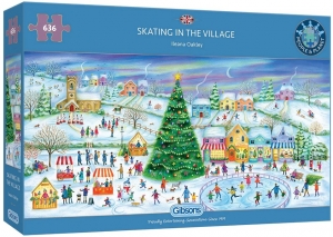 SkatingintheVillagePuzzel636stukjes