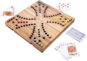 KeezenspelCasseteAcacia26cm4personen