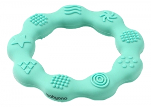 BabyOnoRingBlauwSiliconeBijtring82503