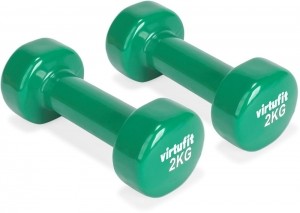 VirtuFitVinylDumbbellSetPro-2x2kg-Groen