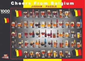 CheersfromBelgium-BelgischeBierenPuzzel1000stukjes