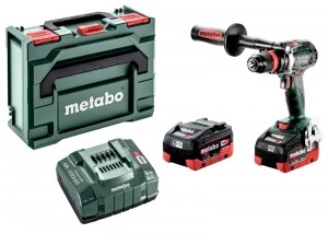 MetaboBS18LTXBLQI18VLi-ionAccuBoor-schroefmachineSet2X55AhLiHDAccuInMetaBOX-Koolborstelloos