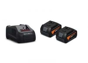 Fein9260424601018VLi-ionAccuStarterset2x50AhLader